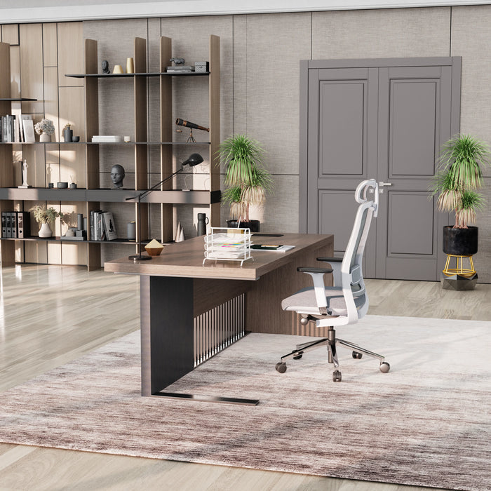 Dakota 63-79" Rectangular Executive Desk | AF Essence Tribeca WX-N2806