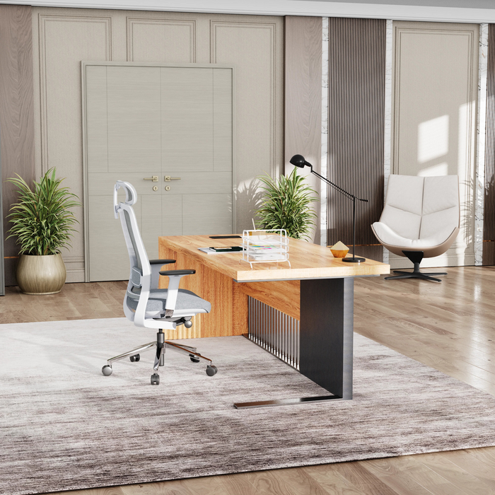 Dakota 63-79" Rectangular Executive Desk | AF Essence Tribeca WX-N2806