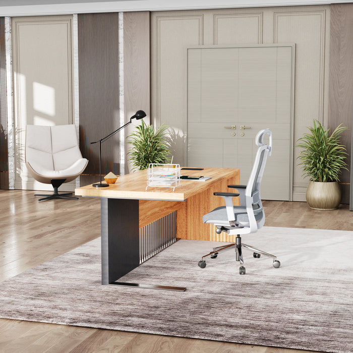 Dakota 63-79" Rectangular Executive Desk | AF Essence Tribeca WX-N2806