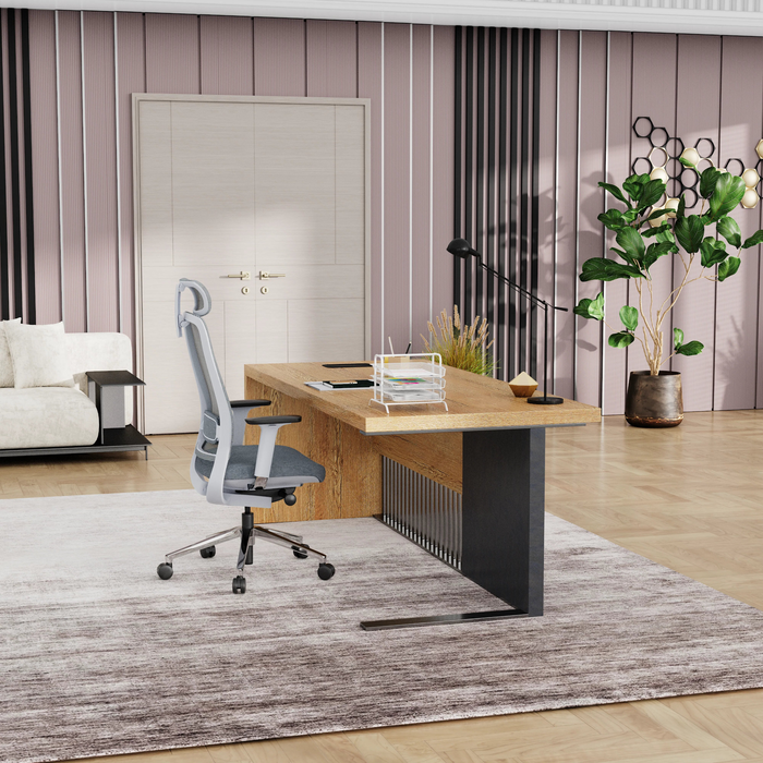 Dakota 63-79" Rectangular Executive Desk | AF Essence Tribeca WX-N2806