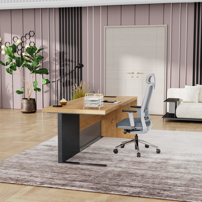 Dakota 63-79" Rectangular Executive Desk | AF Essence Tribeca WX-N2806