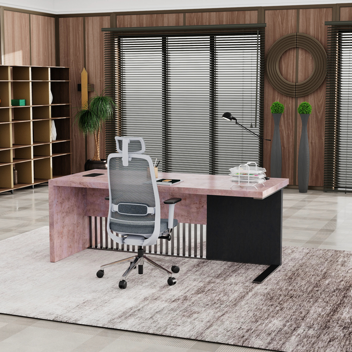 Dakota 63-79" Rectangular Executive Desk | AF Essence Tribeca WX-N2806