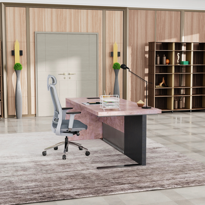 Dakota 63-79" Rectangular Executive Desk | AF Essence Tribeca WX-N2806