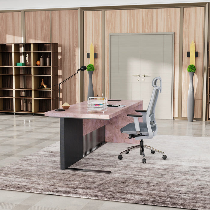 Dakota 63-79" Rectangular Executive Desk | AF Essence Tribeca WX-N2806