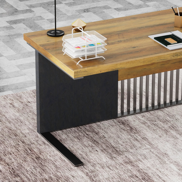 Dakota 63-79" Rectangular Executive Desk | AF Essence Tribeca WX-N2806