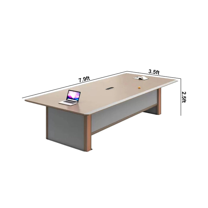 Lucian 8-20' Brown Rectangular Conference Room Table | AF LY-DQ-H14