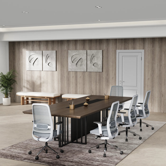 Felipe 12' Rectangular Conference Room Table with Laminate Finishing | AF Essence Tribeca WX-N2811