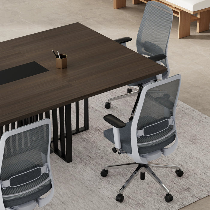 Felipe 12' Rectangular Conference Room Table with Laminate Finishing | AF Essence Tribeca WX-N2811