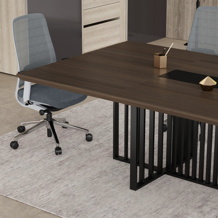 Felipe 12' Rectangular Conference Room Table with Laminate Finishing | AF Essence Tribeca WX-N2811