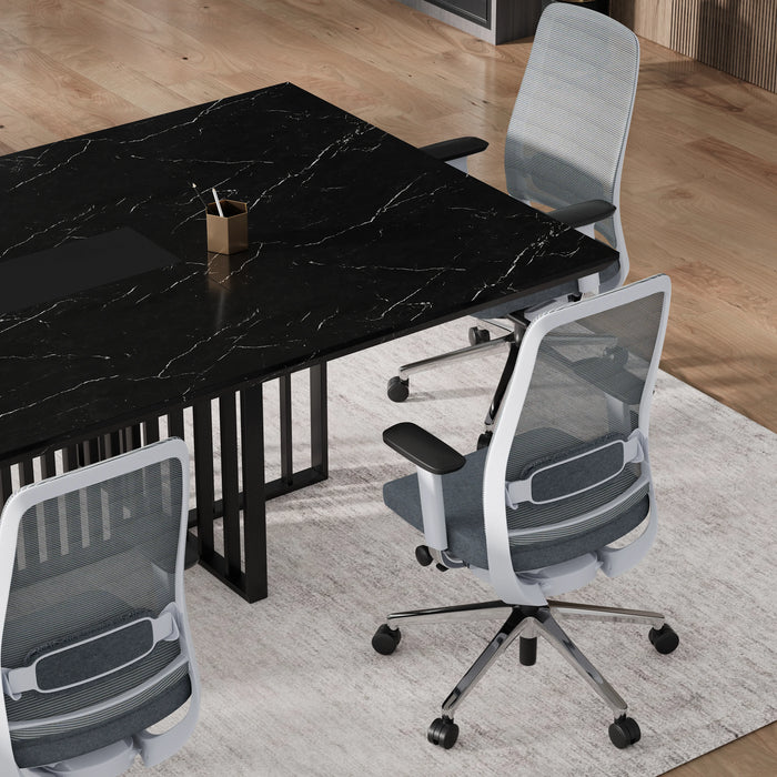 Felipe 12' Rectangular Conference Room Table with Laminate Finishing | AF Essence Tribeca WX-N2811