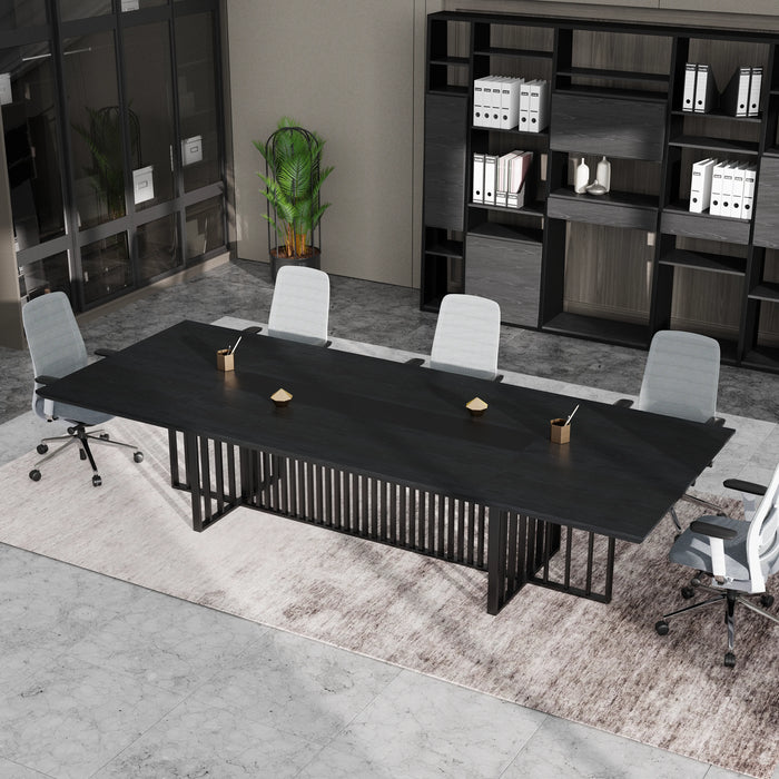 Felipe 12' Rectangular Conference Room Table with Laminate Finishing | AF Essence Tribeca WX-N2811