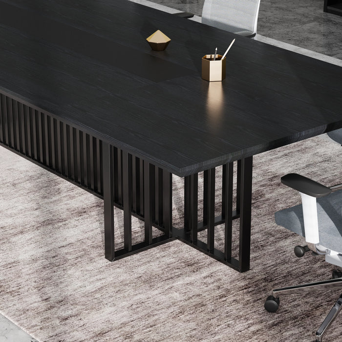 Felipe 12' Rectangular Conference Room Table with Laminate Finishing | AF Essence Tribeca WX-N2811