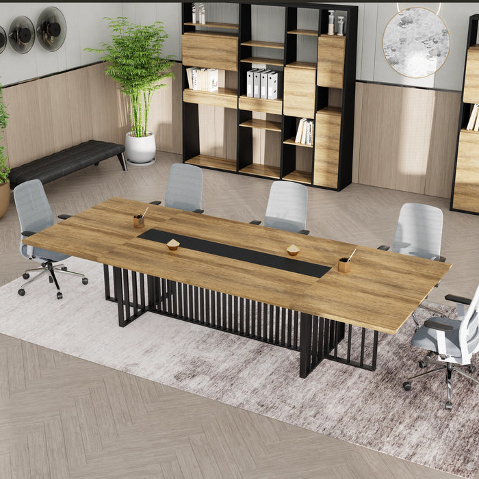 Felipe 12' Rectangular Conference Room Table with Laminate Finishing | AF Essence Tribeca WX-N2811