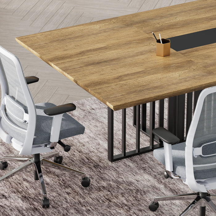 Felipe 12' Rectangular Conference Room Table with Laminate Finishing | AF Essence Tribeca WX-N2811