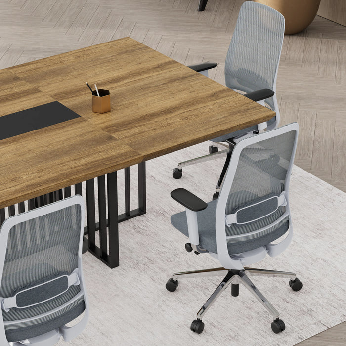 Felipe 12' Rectangular Conference Room Table with Laminate Finishing | AF Essence Tribeca WX-N2811