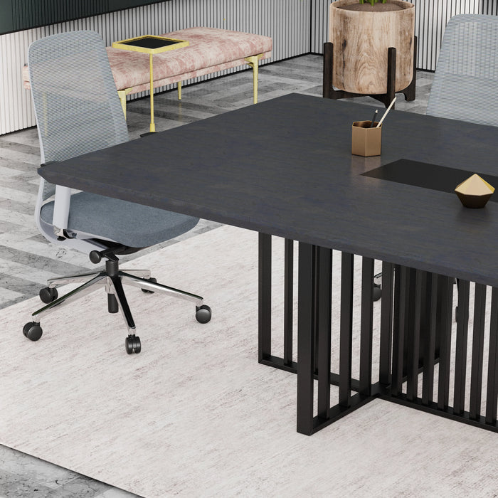 Felipe 12' Rectangular Conference Room Table with Laminate Finishing | AF Essence Tribeca WX-N2811