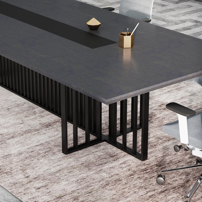 Felipe 12' Rectangular Conference Room Table with Laminate Finishing | AF Essence Tribeca WX-N2811