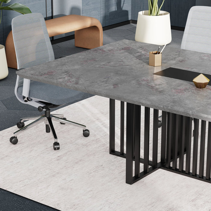 Felipe 12' Rectangular Conference Room Table with Laminate Finishing | AF Essence Tribeca WX-N2811