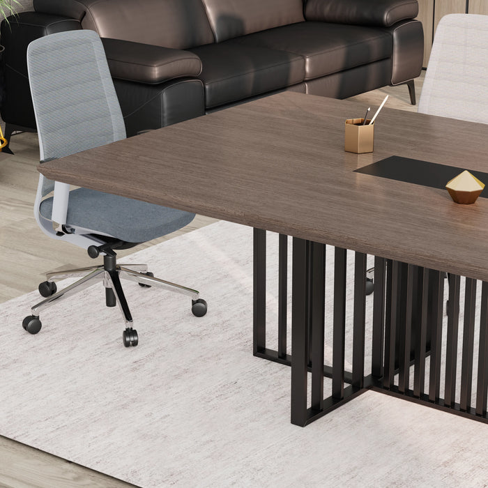 Felipe 12' Rectangular Conference Room Table with Laminate Finishing | AF Essence Tribeca WX-N2811