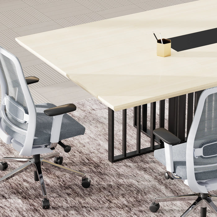 Felipe 12' Rectangular Conference Room Table with Laminate Finishing | AF Essence Tribeca WX-N2811