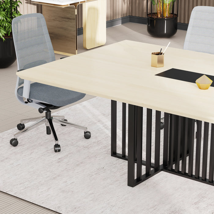 Felipe 12' Rectangular Conference Room Table with Laminate Finishing | AF Essence Tribeca WX-N2811