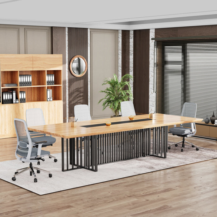 Felipe 12' Rectangular Conference Room Table with Laminate Finishing | AF Essence Tribeca WX-N2811