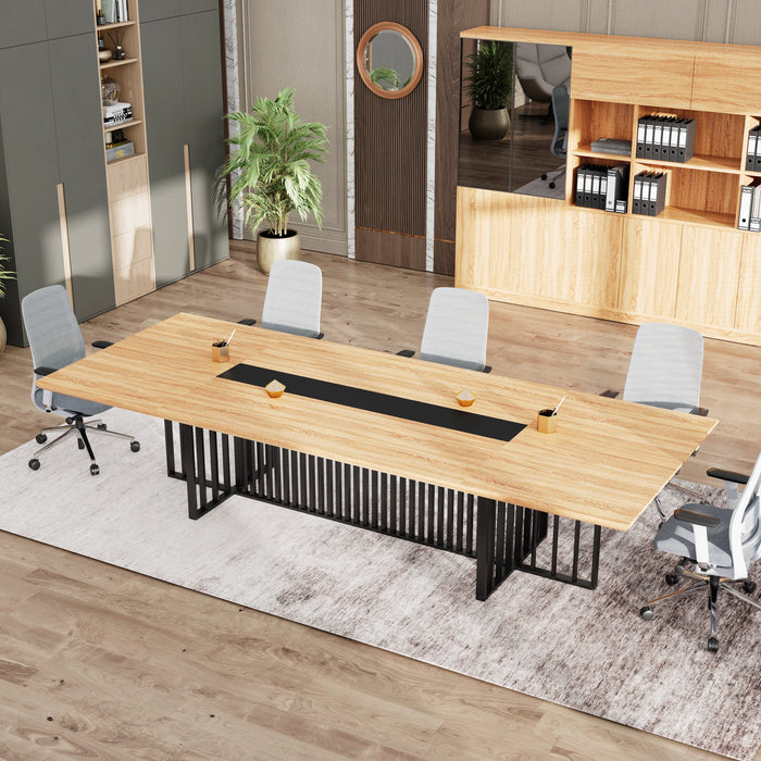 Felipe 12' Rectangular Conference Room Table with Laminate Finishing | AF Essence Tribeca WX-N2811