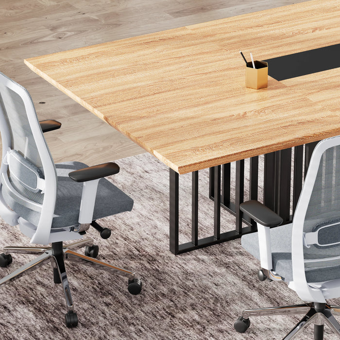 Felipe 12' Rectangular Conference Room Table with Laminate Finishing | AF Essence Tribeca WX-N2811