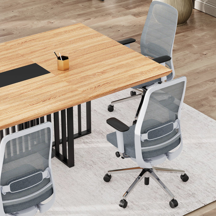 Felipe 12' Rectangular Conference Room Table with Laminate Finishing | AF Essence Tribeca WX-N2811