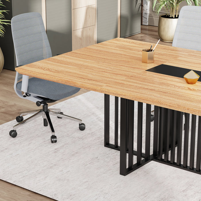 Felipe 12' Rectangular Conference Room Table with Laminate Finishing | AF Essence Tribeca WX-N2811