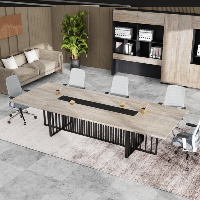 Felipe 12' Rectangular Conference Room Table with Laminate Finishing | AF Essence Tribeca WX-N2811