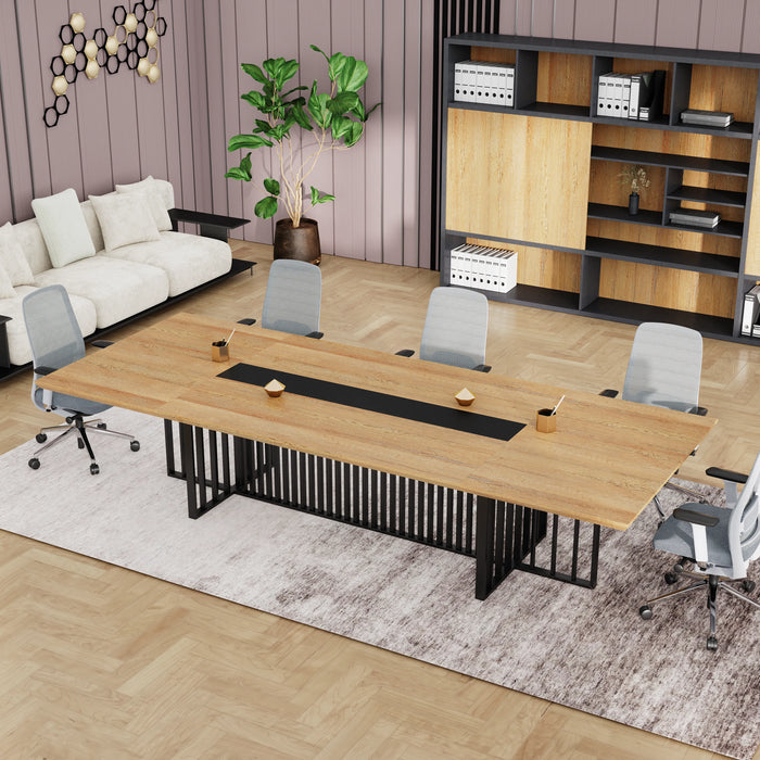 Felipe 12' Rectangular Conference Room Table with Laminate Finishing | AF Essence Tribeca WX-N2811