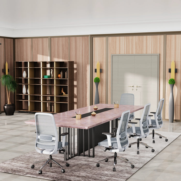 Felipe 12' Rectangular Conference Room Table with Laminate Finishing | AF Essence Tribeca WX-N2811