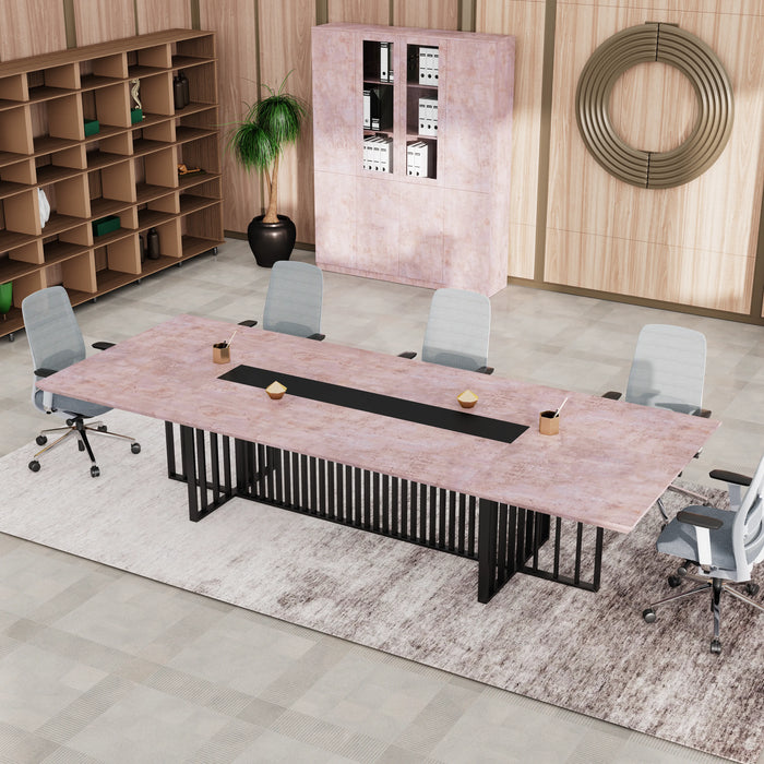 Felipe 12' Rectangular Conference Room Table with Laminate Finishing | AF Essence Tribeca WX-N2811