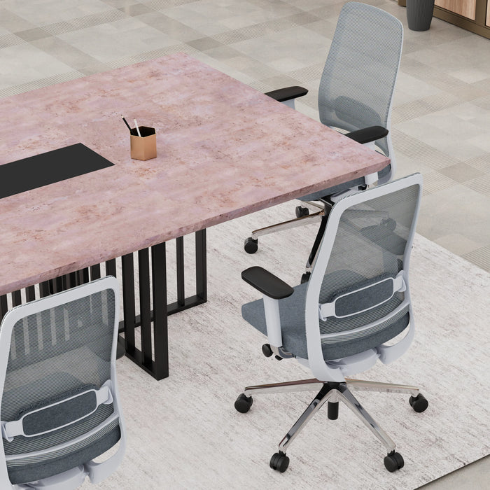 Felipe 12' Rectangular Conference Room Table with Laminate Finishing | AF Essence Tribeca WX-N2811