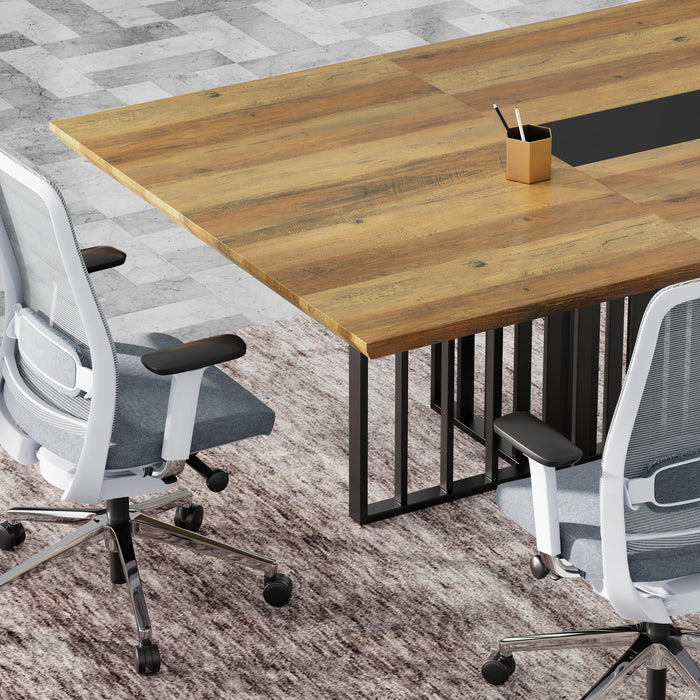 Felipe 12' Rectangular Conference Room Table with Laminate Finishing | AF Essence Tribeca WX-N2811