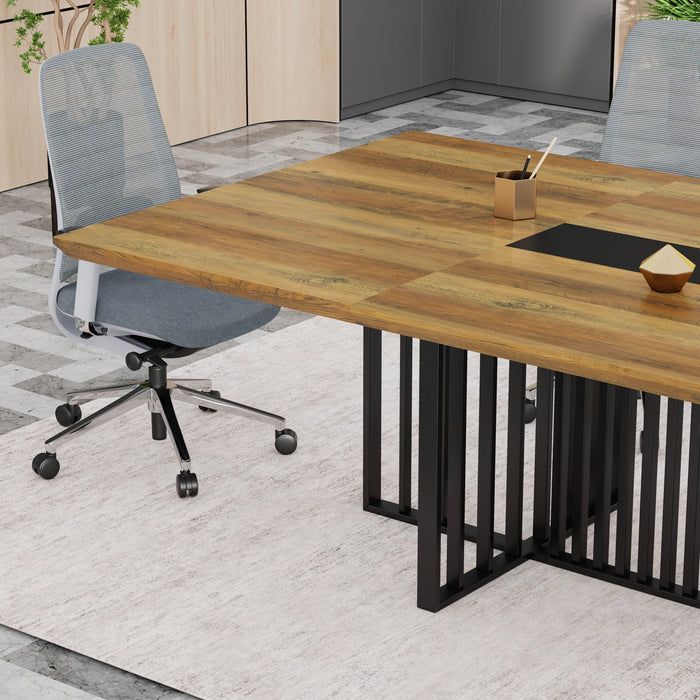 Felipe 12' Rectangular Conference Room Table with Laminate Finishing | AF Essence Tribeca WX-N2811