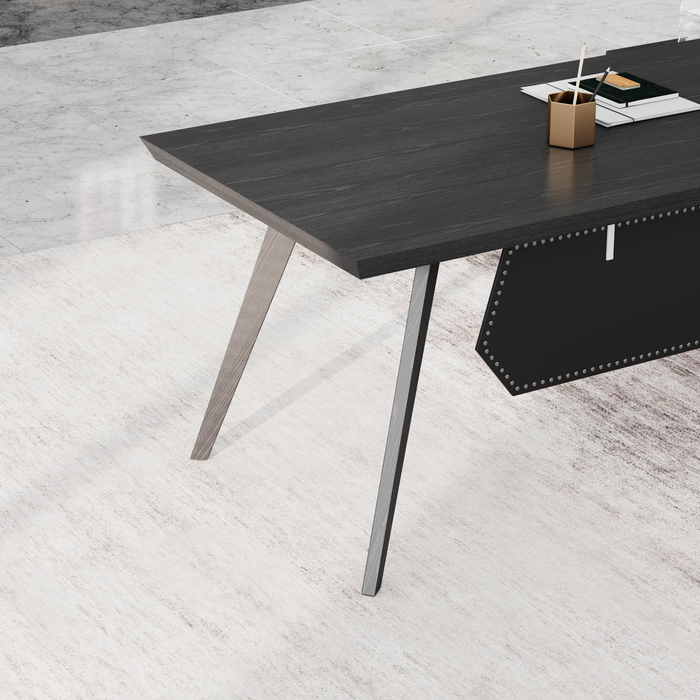 Granger 79" L-shaped Executive Desk | AF Essence Mooreen WX-E1507