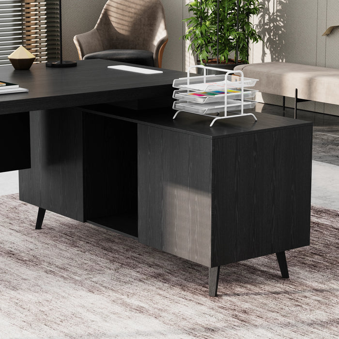 Granger 79" L-shaped Executive Desk | AF Essence Mooreen WX-E1507