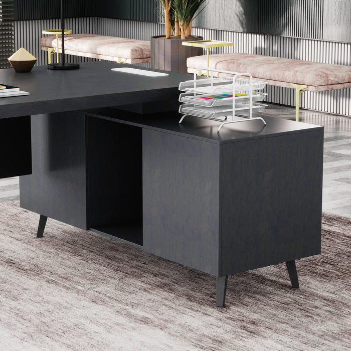 Granger 79" L-shaped Executive Desk | AF Essence Mooreen WX-E1507