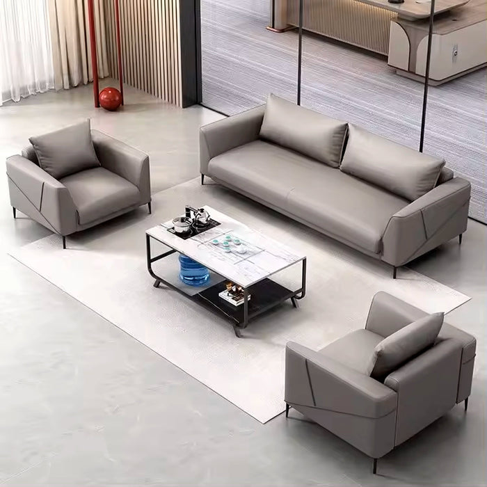 Arcadia Modern Medium Alder Upholstery Commercial and Residential Lounge and Waiting Room Chair Sofa Seating for Front Desks and Lobbies