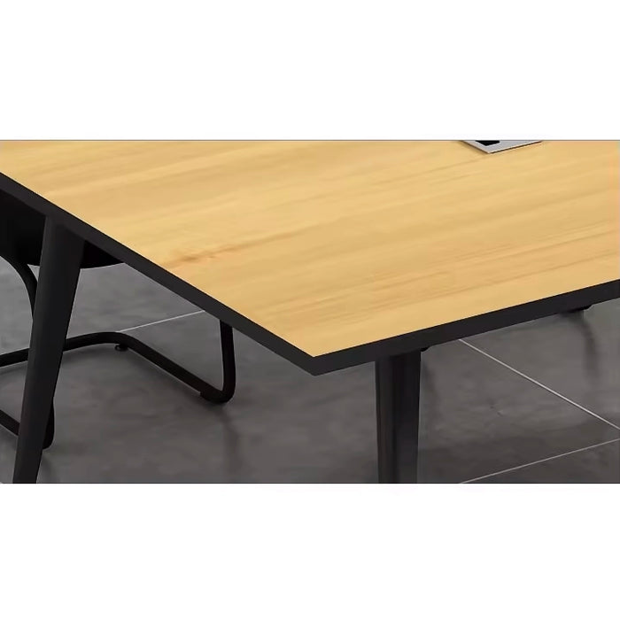 Arcadia Modern (8 to 12 feet, seats 10 to 14 people) Birch Oak Tan Conference Table for Meeting Rooms
