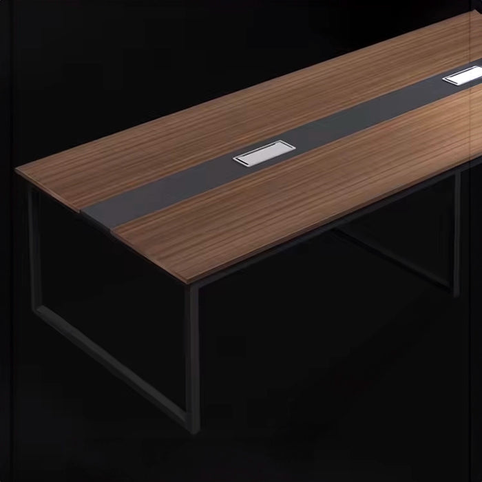 Arcadia Modern (7 to 12 feet, seats 8 to 14 people) Dark Brown Conference Table for Meeting Rooms
