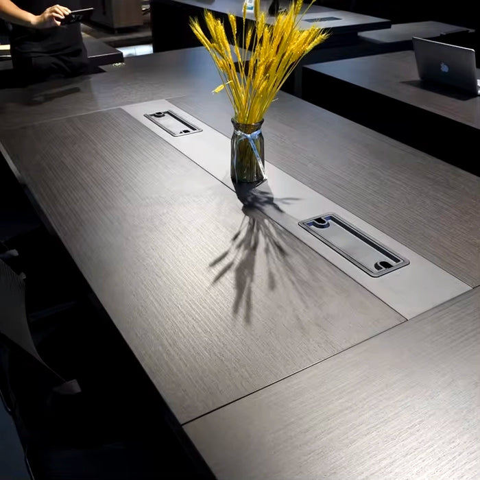 Arcadia 高端（9 至 16 英尺，可容纳 10 至 20 人）深棕色会议室会议桌