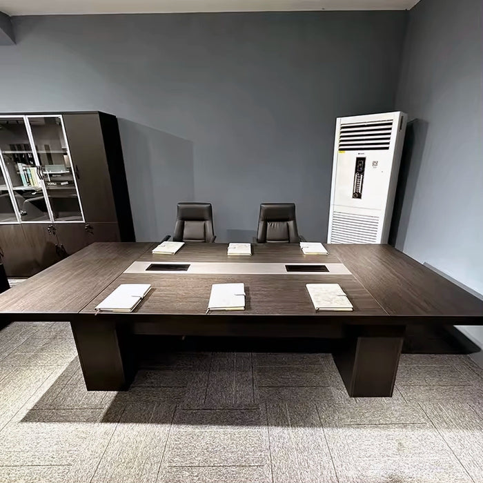 Arcadia High-end (9 to 16 feet, seats 10 to 20 people) Dark Brown Conference Table for Meeting Rooms