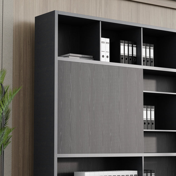 Calvin 118" Library Wall Shelving Unit | AF Essence Tribeca WX-NS2805