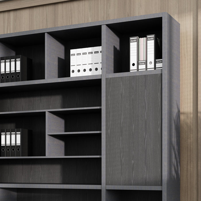 Calvin 118" Library Wall Shelving Unit | AF Essence Tribeca WX-NS2805