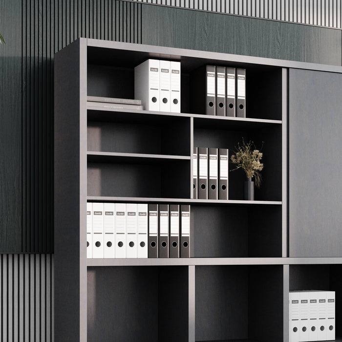 Walsh 95" Library Wall Shelving Unit | AF Essence Tribeca WX-NS2810