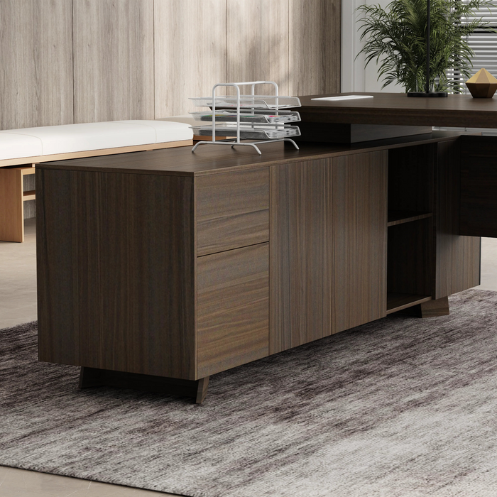 Nepal 95" L-shaped Executive Desk | AF Essence Mooreen WX-E1502