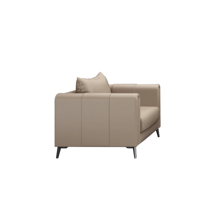 Arcadia Almond Modern Brown Upholstery Commercial and Residential Lounge and Waiting Room Chair Sofa Seating for Front Desks and Lobbies